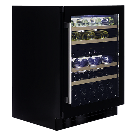 Dunavox - FLOW 39 - Dubbel zon, 39 flaskor, Svart