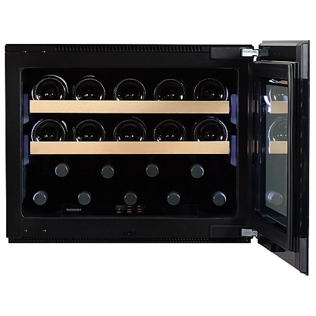 Dunavox - NOBLE 19 - Push2Open, 19 flaskor, Svart