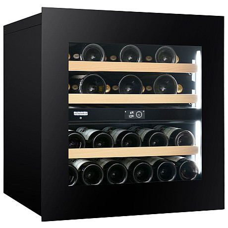 Dunavox - NOBLE 25 - Dubbel zon, 25 flaskor, Svart