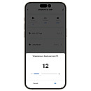 Dunavox - NOBLE 25 TO - Svart, Dubbel zon, Wifi, LED