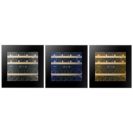 Dunavox - NOBLE 32 - Push2Open, Dubbel zon, 32 flaskor, Svart