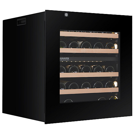 Dunavox - BALANCE 26 - Dubbel zon, 26 flaskor, Svart