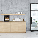 Dunavox - HOME 16 - Enkeldzon, 15 flaskor, Blå LED Dunavox - HOME 16 - Enkeldzon, 15 flaskor, Blå LED