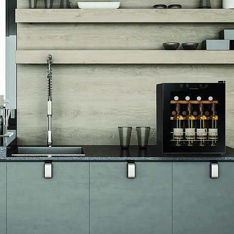 Dunavox - HOME 16 - Enkelzon, 15 flaskor, Svart