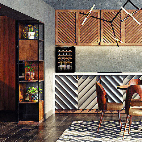 Dunavox - HOME 20 - Enkelzon, 20 flaskor, Svart