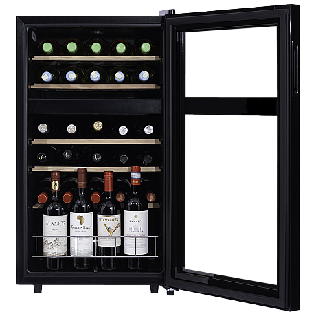 Dunavox - HOME 30 - Dubbel zon, 29 flaskor, Svart