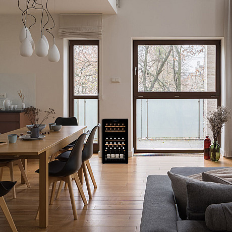 Dunavox - HOME 30 - Dubbel zon, 29 flaskor, Svart