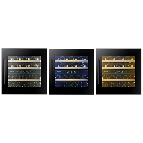 Dunavox - JOY 26 - Dubbel zon, 26 flaskor, Svart