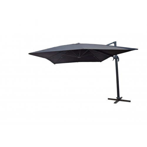Easy living - Tobago parasoll svart fyrkantigt - FRI frakt