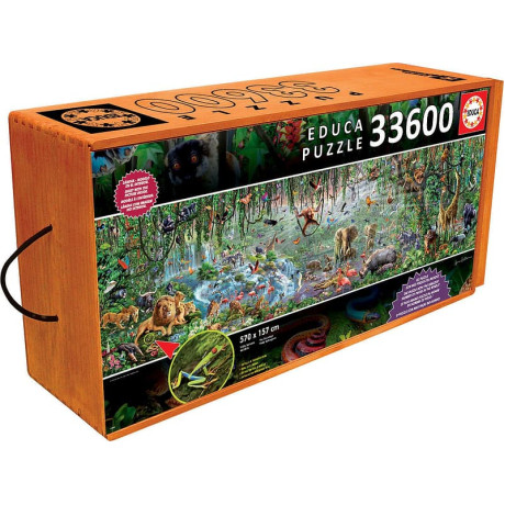 Educa - Wildlife Jigsaw Puzzle 33600 bitar