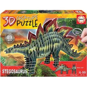 Educa - Stegosaurus 3D Creature Puzzle 89 bitar