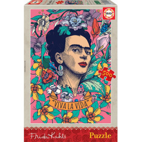 Educa - "Viva La Vida" Frida Kahlo pussel 500 bitar