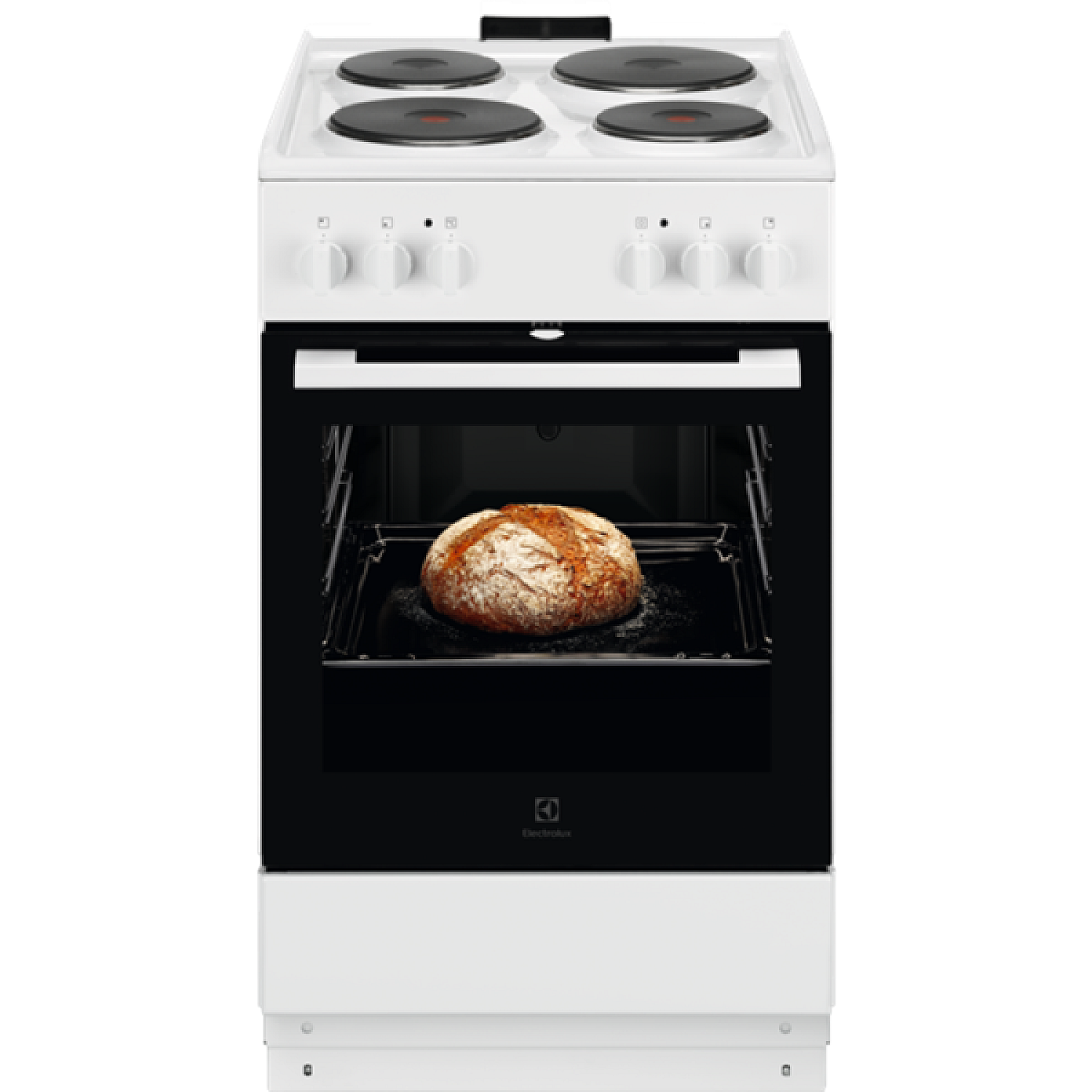 Electrolux gjutjärnsspis lks500003w gjutjärnsplattor 230 volt traditionell matlagning