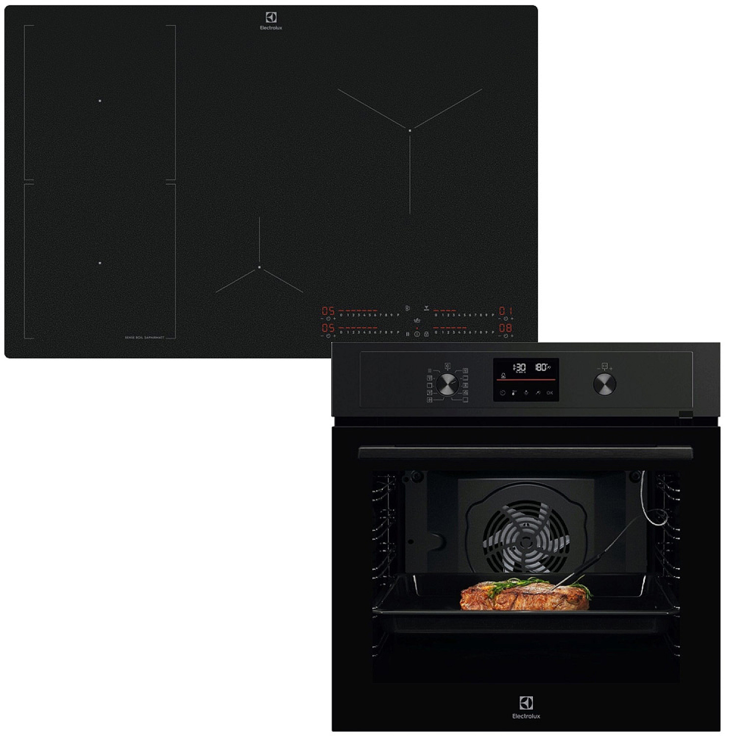 Electrolux paket ugn och h&auml;ll cop800b - hob860bsc