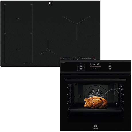 Electrolux - Premiumpaket - Ugn ångbakning WiFi + Häll  självrengöring, snabb 86.8cm