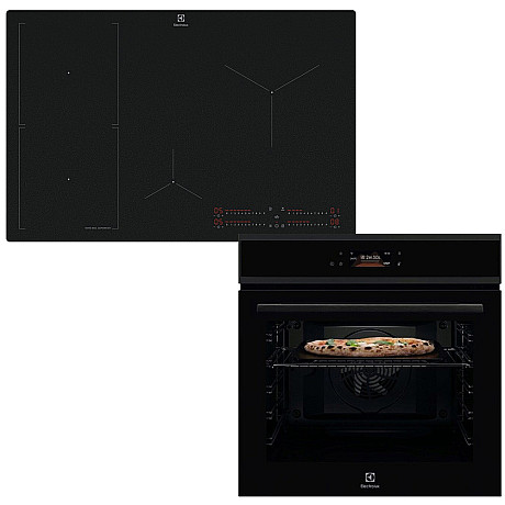 Electrolux - COP905B-HOB860BSC - PizzaExpert ugn & SaphirMatt 77 cm häll