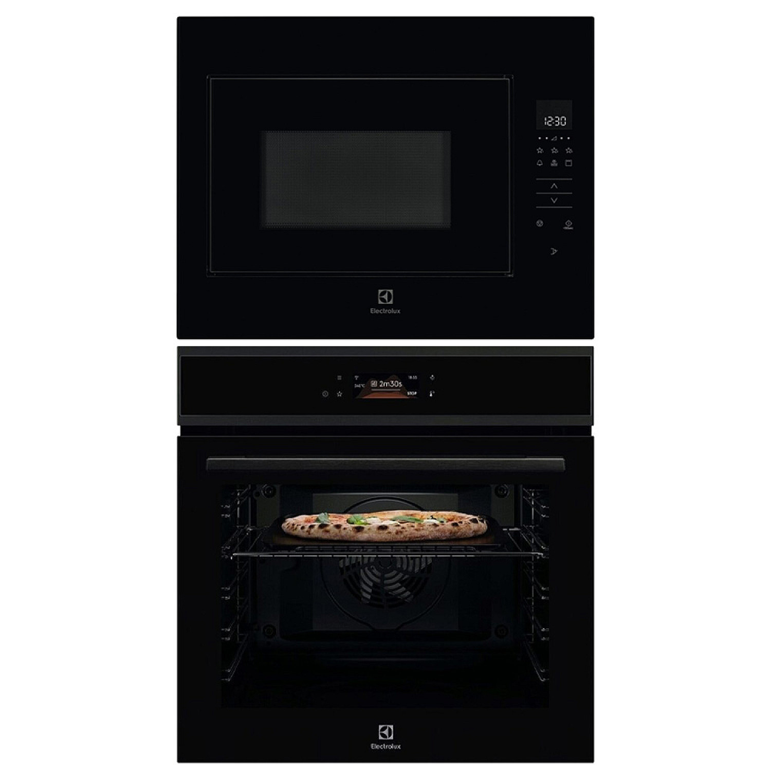 Electrolux paket ugn och mikro cop905b-kmfd264nb - pizzaexpert ugn & touch-mikro 45.9 cm h&ouml;jd