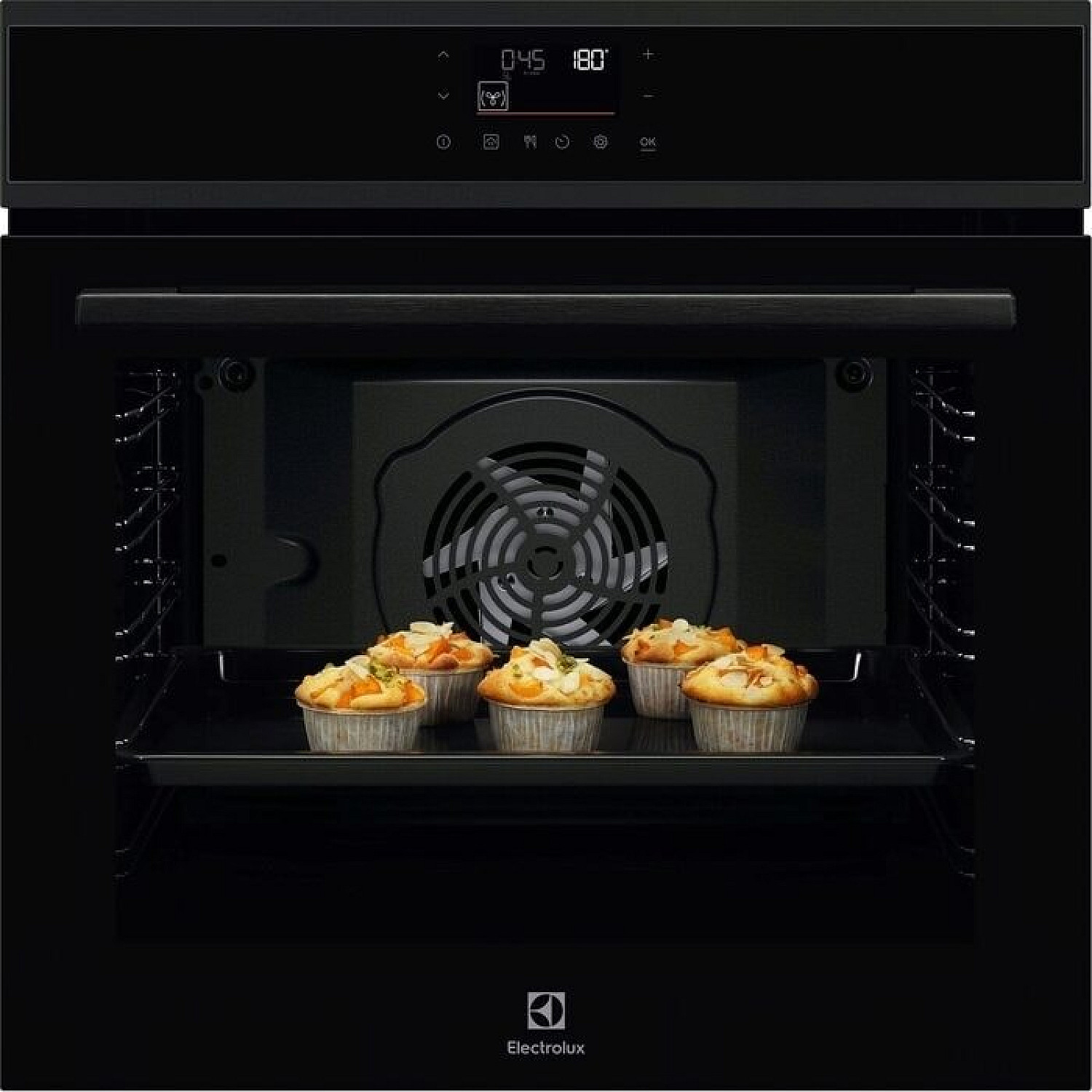 Electrolux inbyggnadsugn copp22b - steambake & stektermometer