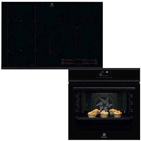 Electrolux - COPP22B-HOB860BSC - SteamBake ugn & SaphirMatt 77 cm häll
