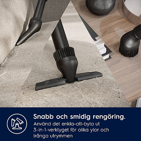 Electrolux - EB61C2DBF - Golvdammsugare med HEPA-filter och fotreglering