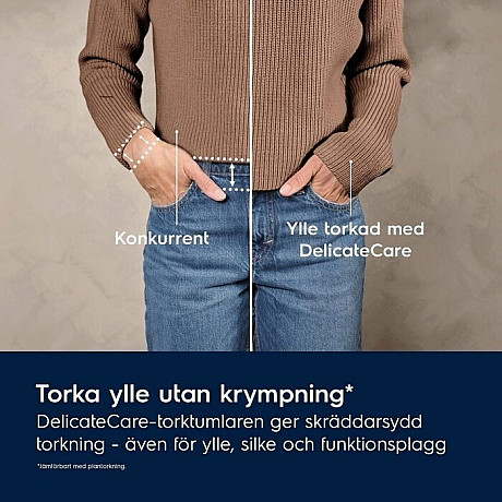 Electrolux - EDI743V95V 700 DelicateCare Värmepumpstorktumlare