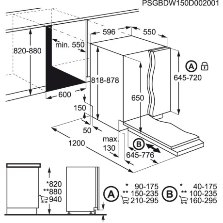Electrolux - EEG48200L - Passar IKEA Metod Electrolux - EEG48200L - Passar IKEA Metod
