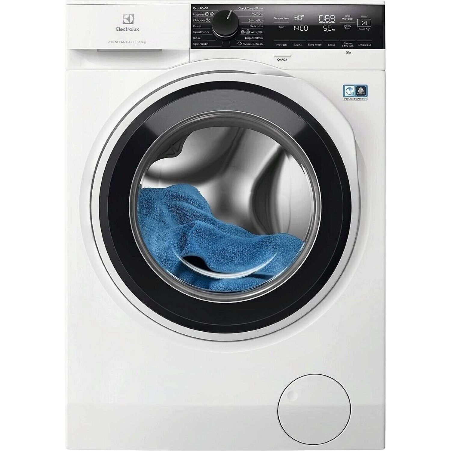 Electrolux frontmatad tvättmaskin efi743rx4r