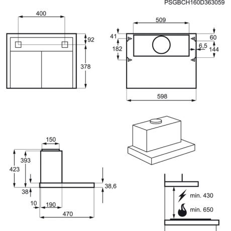 Electrolux - EFT60465OX Electrolux - EFT60465OX
