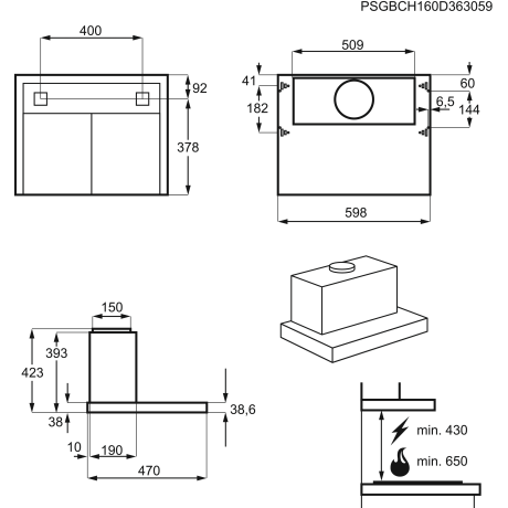 Electrolux - EFT60465OX Electrolux - EFT60465OX