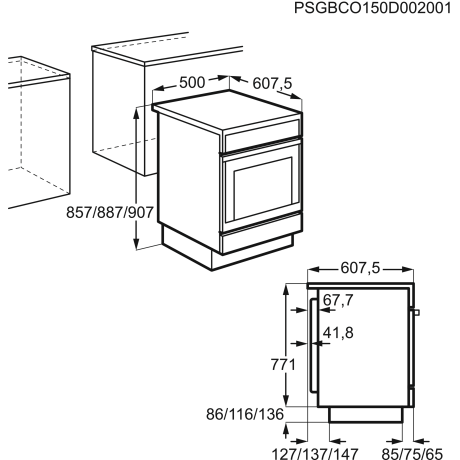 Electrolux - EKC50150OW 230v Electrolux - EKC50150OW 230v