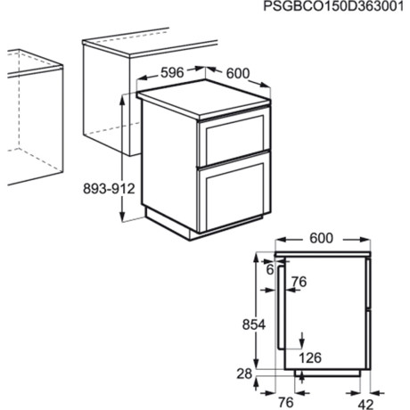 Electrolux - EKI6763AOX 230v Electrolux - EKI6763AOX 230v