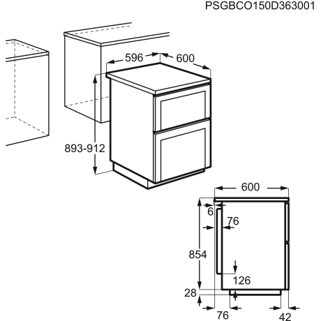 Electrolux - EKI6763AOX 230v Electrolux - EKI6763AOX 230v