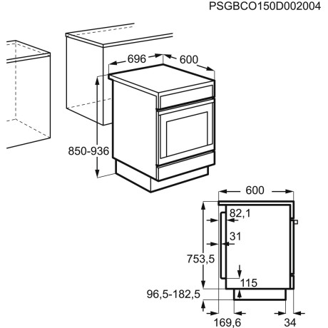 Electrolux - EKI7551BOW 230v Electrolux - EKI7551BOW 230v