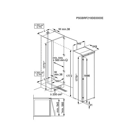 Electrolux - ERA7DE18S 700 - Integrerad, DynamicAir & AI CoolAssist
