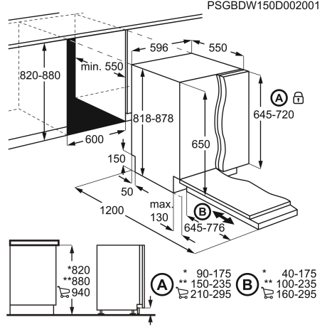 Electrolux - ESL5335LO - Passar IKEA Metod Electrolux - ESL5335LO - Passar IKEA Metod