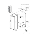 Electrolux - EUA7NE18C 700 - Integrerad, NoFrost & Snabbinfrysning