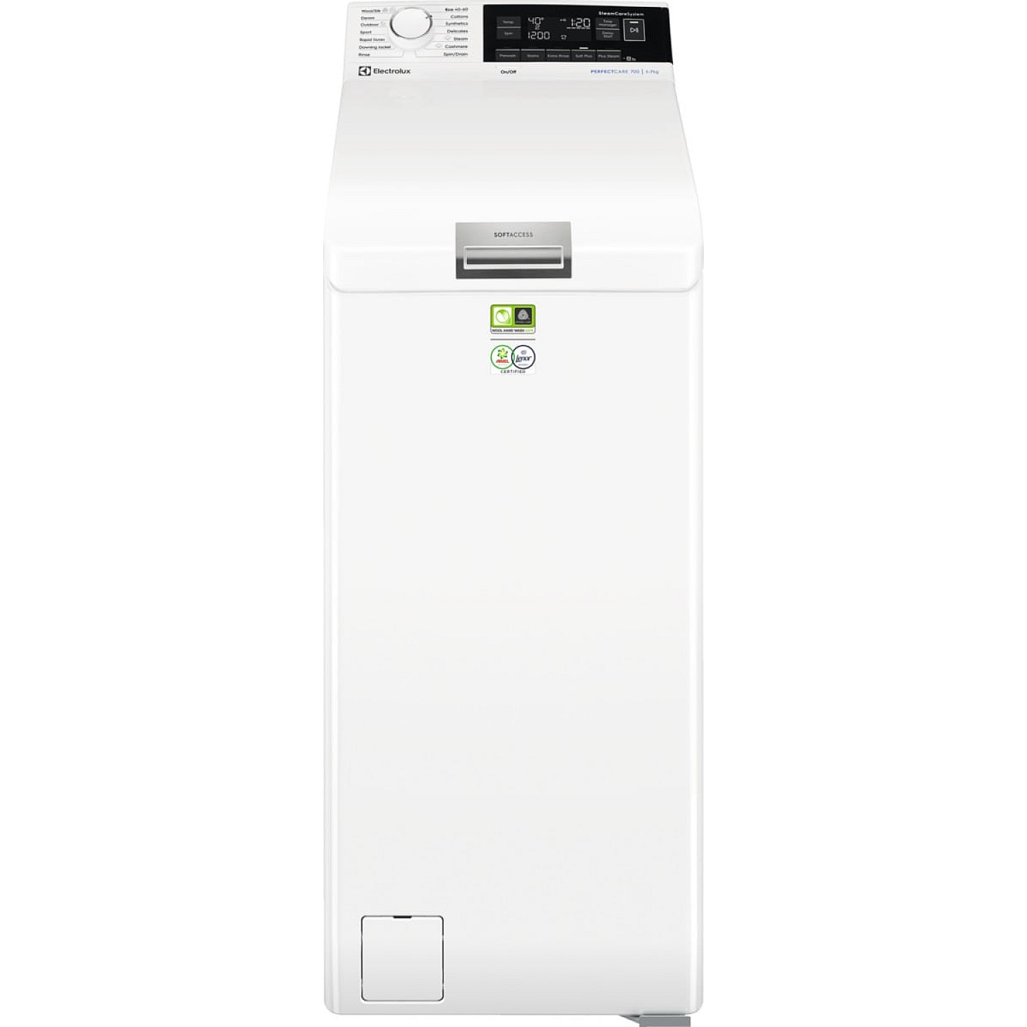 Electrolux toppmatad tvättmaskin ew7t673l1l toppmatad steamcare