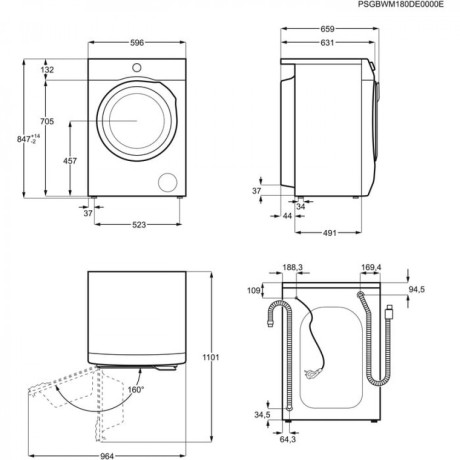 Electrolux - EW8F2946U7 - EW8H769B8 - UltraCare & U-dose Electrolux - EW8F2946U7 - EW8H769B8 - UltraCare & U-dose