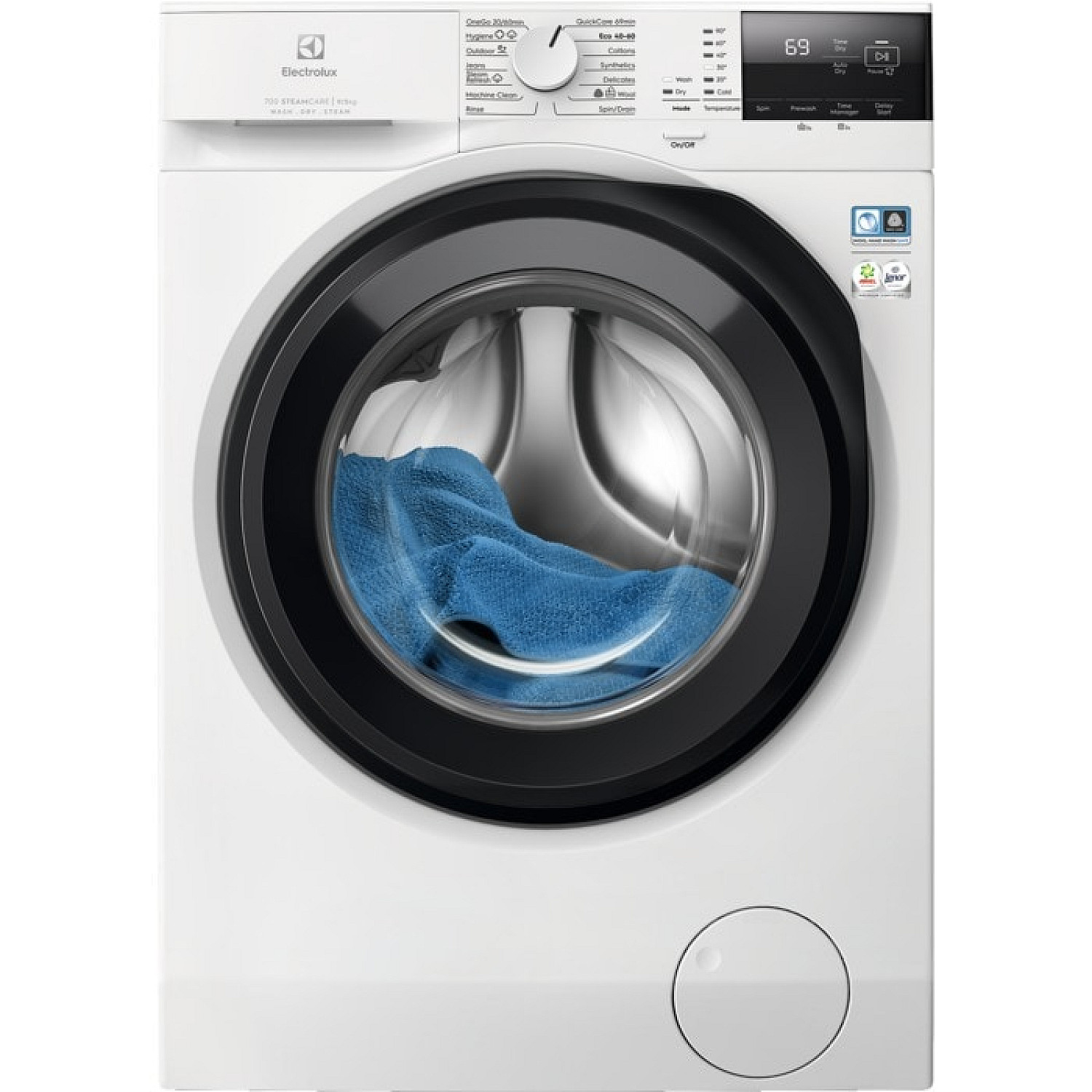 Electrolux kombi tvätt/tork ewi722l94l