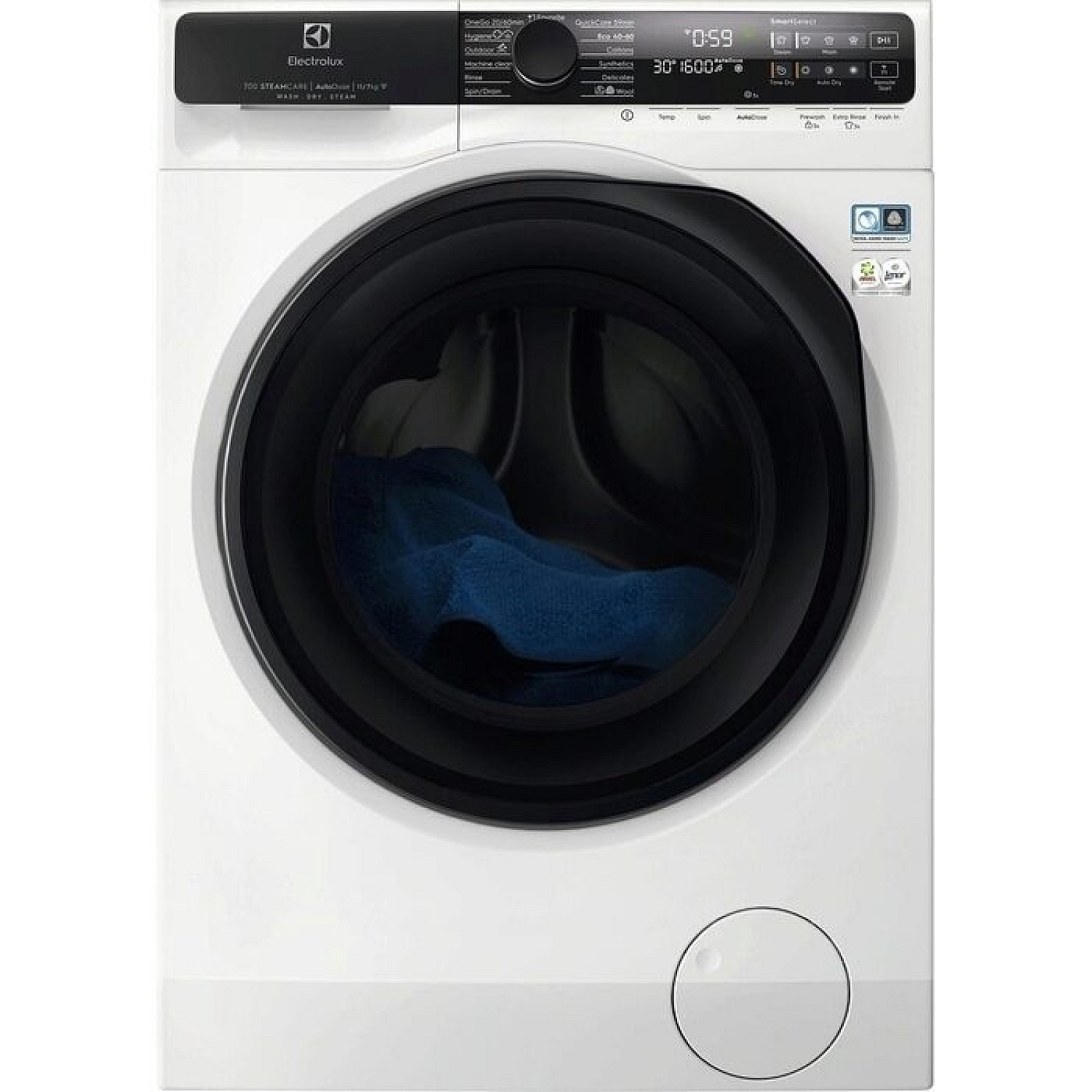 Electrolux kombi tv&auml;tt/tork ewi754ly6q