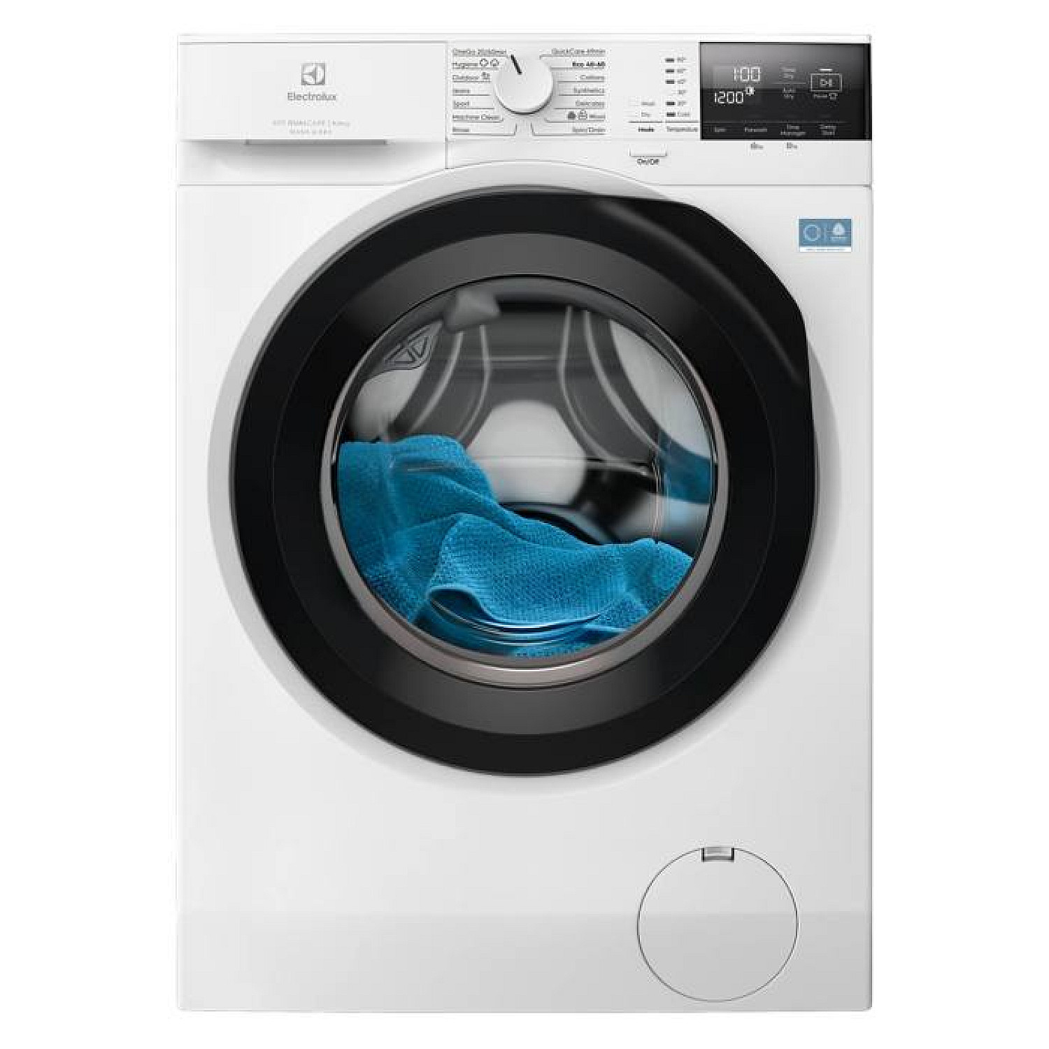 Electrolux kombi tvätt/tork ewt627o96o - vit, skonsam klädvård & ai-assist, tvätt 9 kg, tork 6 kg