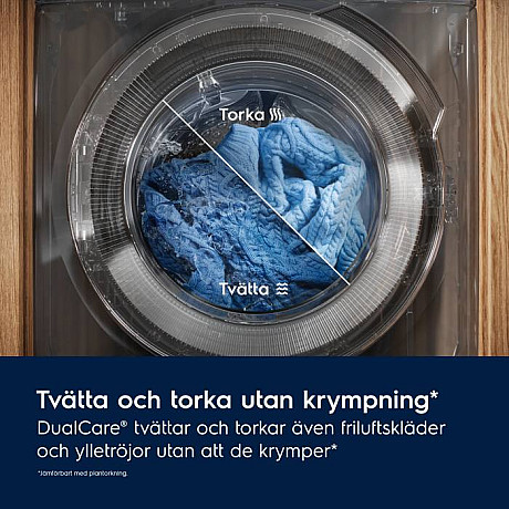 Electrolux - EWT697EX6E - Vit, Skonsam klädvård & AI-assist, tvätt 10.5 kg, tork 6 kg