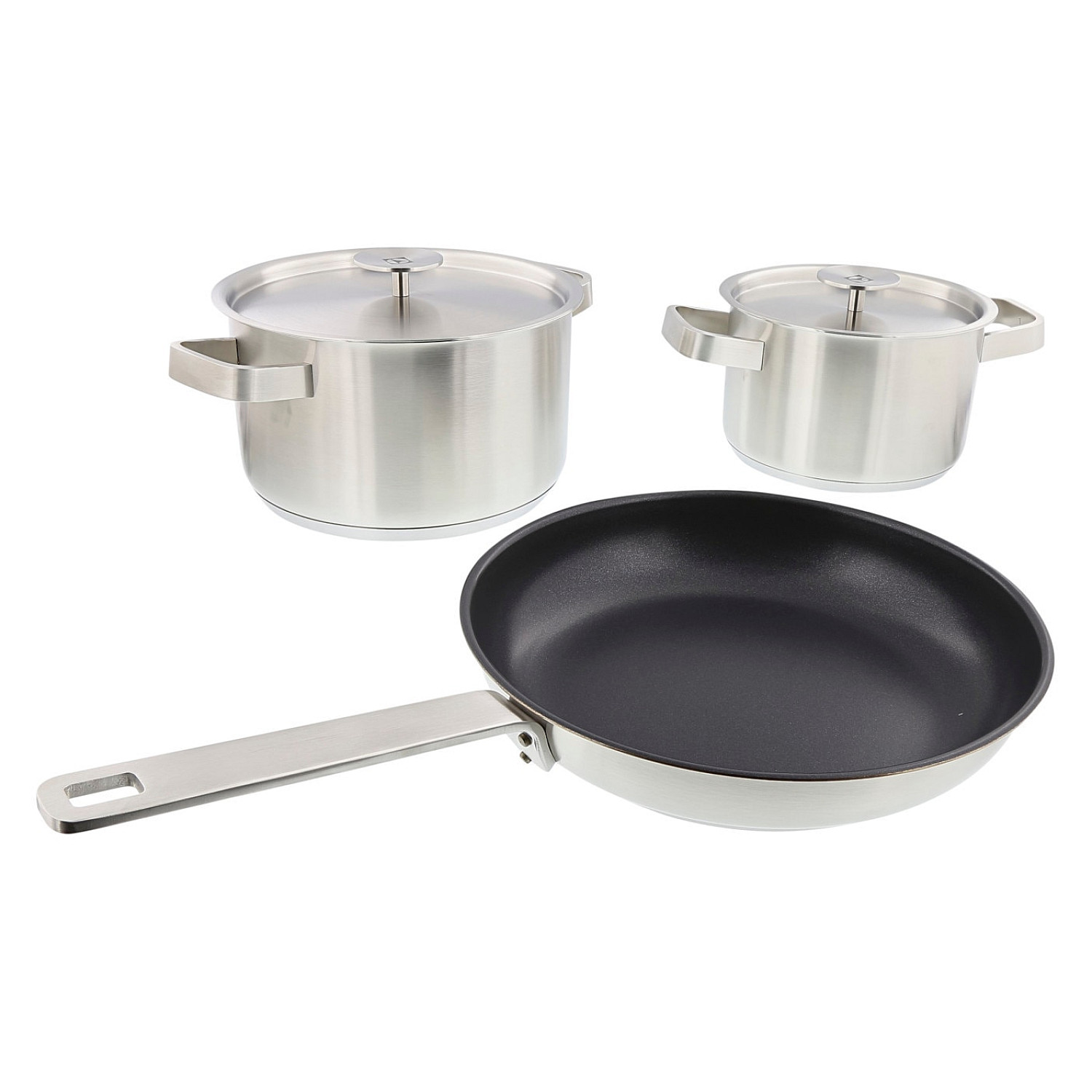 Electrolux paker cookware set stekpanna 24 cm kastruller 16 cm 20 cm