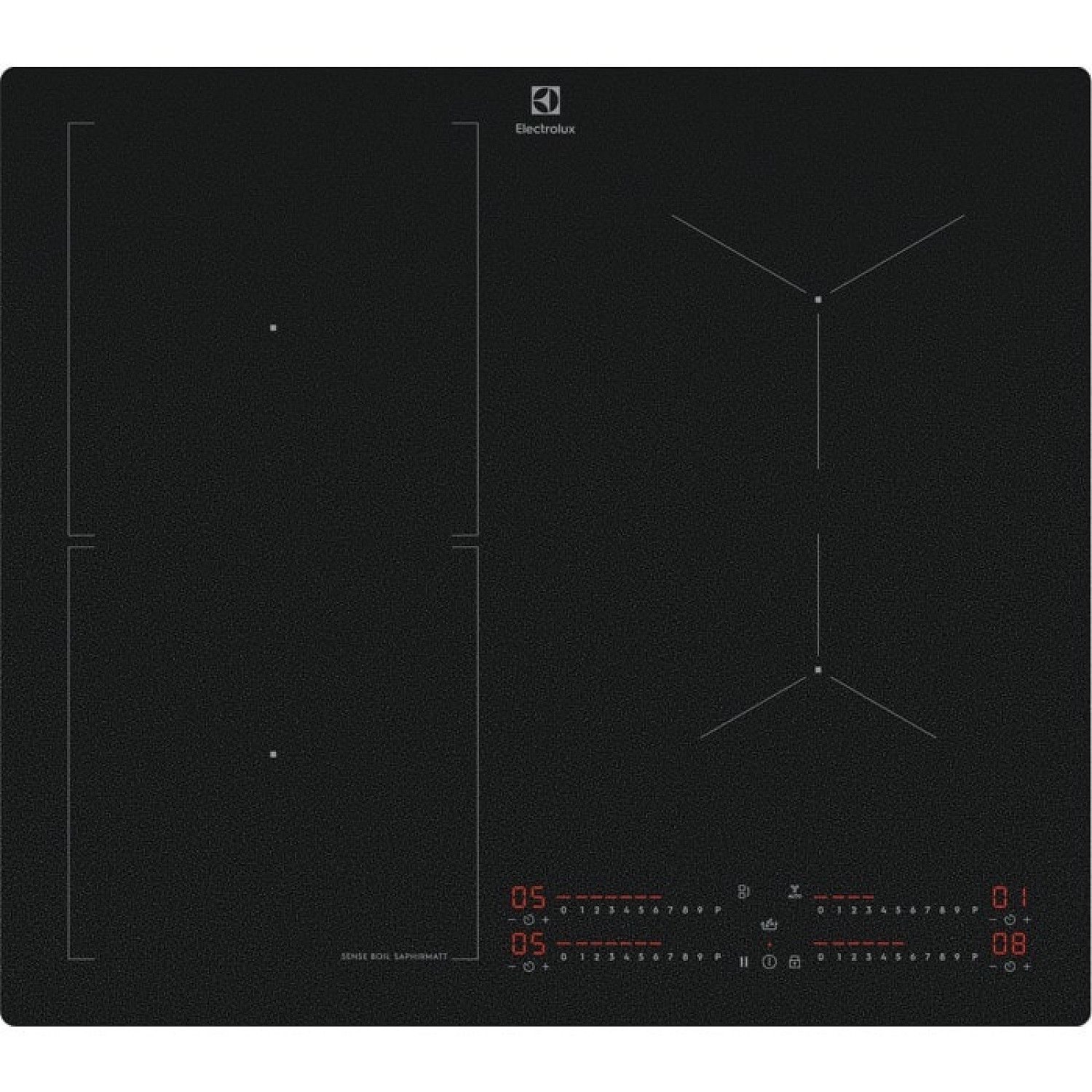 Electrolux induktionshäll hob660bsc