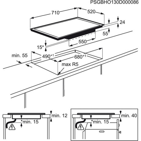 Electrolux - HOB750F Electrolux - HOB750F