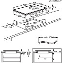 Electrolux - HOB860BSC - Induktionshäll SenseBoil SaphirMatt 77 cm