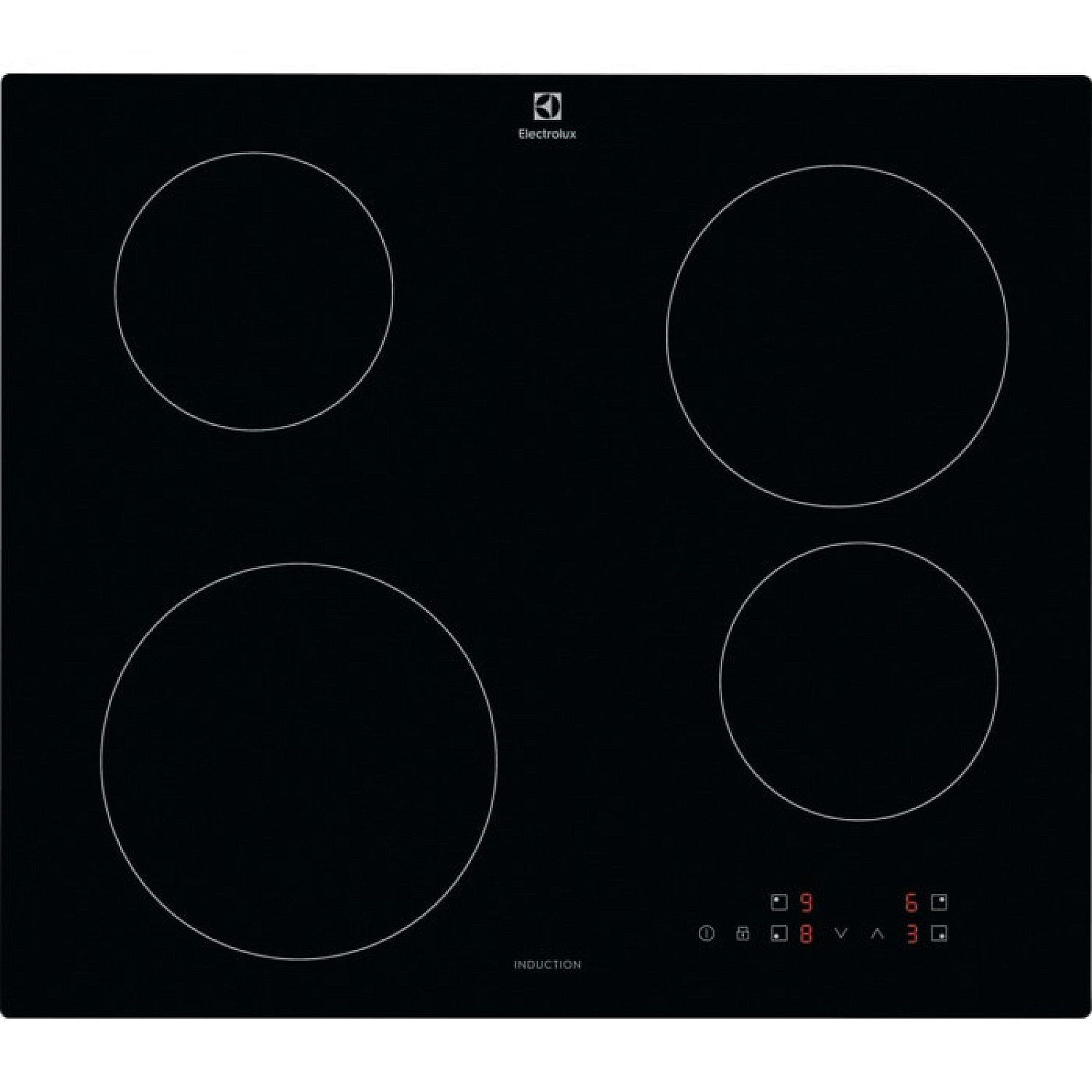 Electrolux induktionshäll hoi623s induktionshäll snabb uppvärmning barnlås