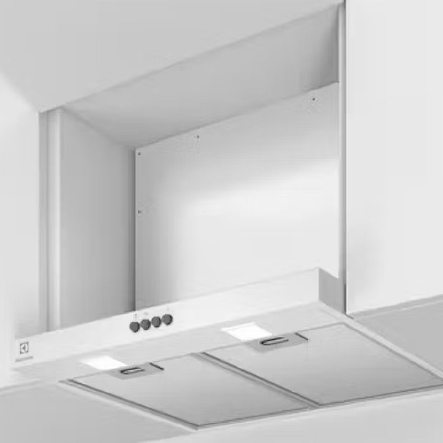 Electrolux underbyggnadsfläkt lfg335w inbyggbar köksfläkt 50 cm led