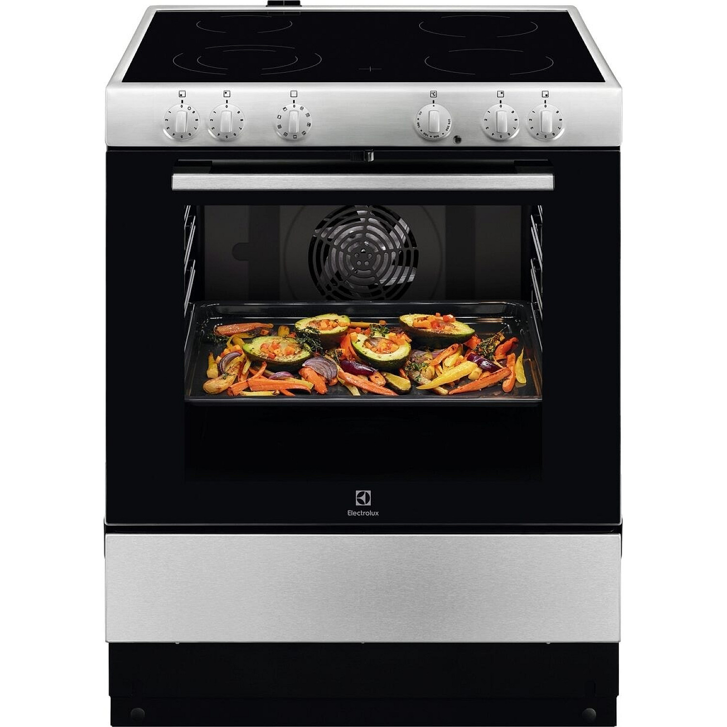 Electrolux glaskeramikspis lkc74000sx - 500 surroundcook