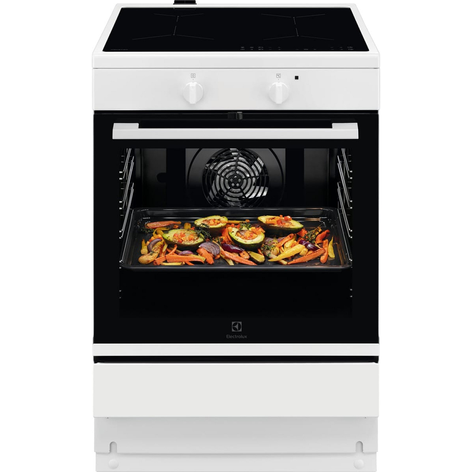 Electrolux induktionsspis lki64001nw - varmluft & snabbgrill